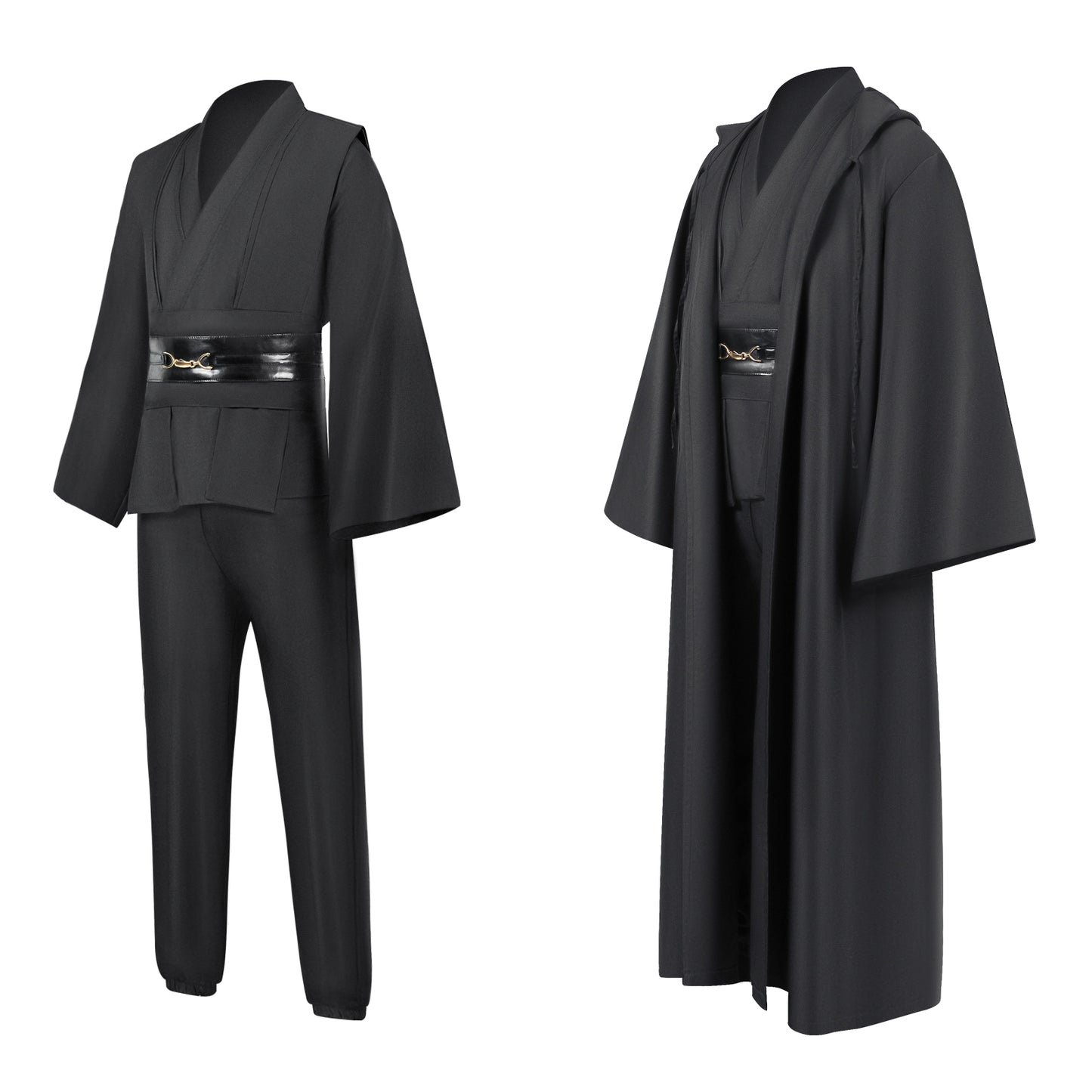 4-Piece Hooded Robes Costume Set